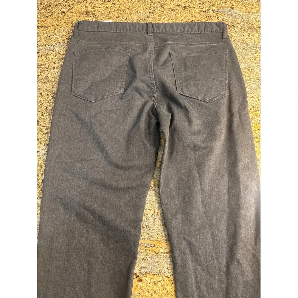 Lot of 3 Banana Republic Travel Jeans Slim Fit Dark Gray 34x32‎ Mens Pants